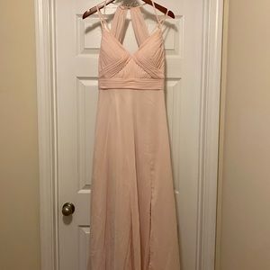 Azazie Blushing Pink Bridesmaids Dress